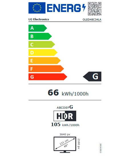 TV OLED - LG OLED48C34LA, 48...