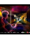 TV OLED - LG OLED77C34LA, 77 pulgadas, EVO 4K UHD, α9 IA 4K Gen6, Magic Remote
