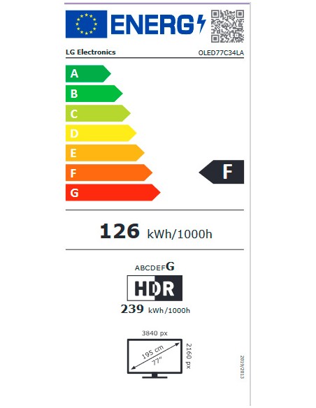 TV OLED - LG OLED77C34LA, 77...