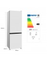 Combi Libre Instalación - Hisense RB372N4AWE, Blanco, 1.78 metros,  No-Frost