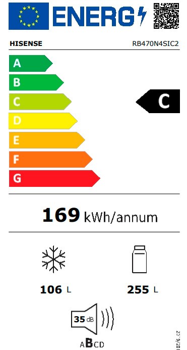 Etiqueta de Eficiencia Energética - RB470N4SIC2