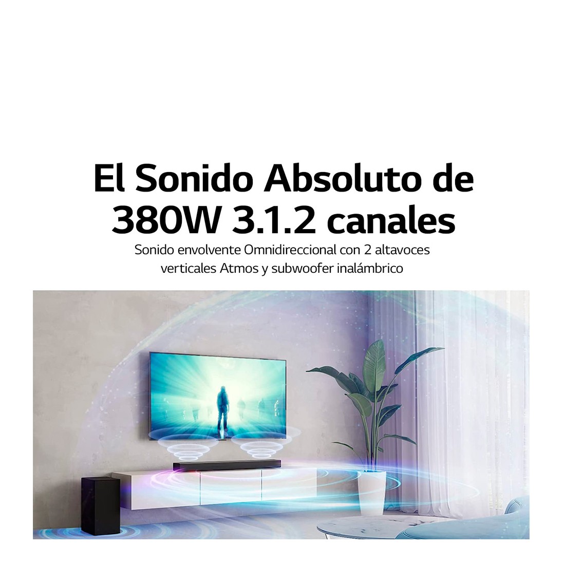 LG S75Q Barra de Sonido 3.1.2 380W