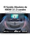 Barra de Sonido - LG S80QY, 480 W, 3.1.3 canales, Hi-Res BT
