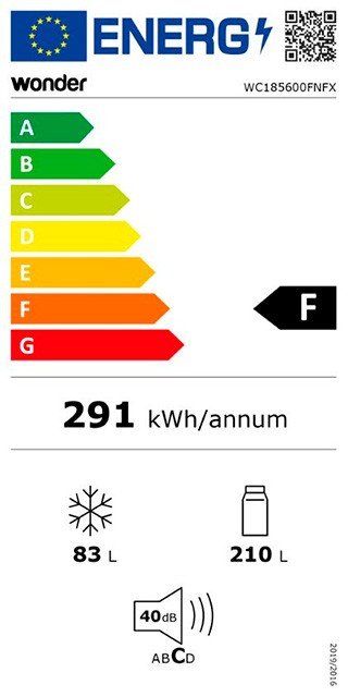 Etiqueta de Eficiencia Energética - WC185600FNFX