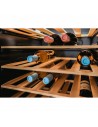 Vinoteca Libre Instalación - Candy CWC 154 EEL/N, 41 Botellas,  Wi-Fi, Puerta de Cristal y Baldas de Bamboo, Negro