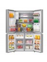 Frigorífico Multidoor - Hisense RQ760N4SASE, No-Frost, 597 litros, Depósito de Agua, Wi-Fi, Inox