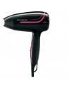 Secador de Pelo  - Rowenta CV3323, 1600 W, 2 Velocidades, 2 Temperaturas,  Plegable, Negro