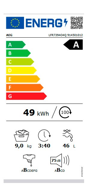 Etiqueta de Eficiencia Energética - 914501012