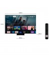 TV MiniLed - TCL 55C845, 55 Pulgadas, 4K QLED, HDR , Sonido Onkyo con Dolby Atmos, Google TV