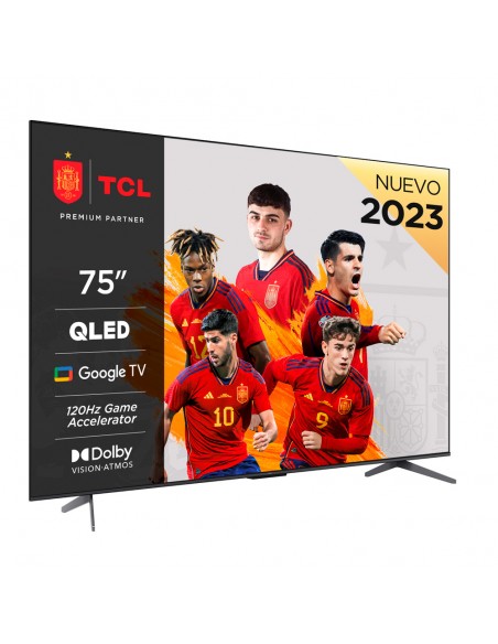 TV QLED - TCL 75C649, 75 pulgadas, 4K...
