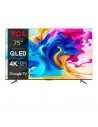 TV QLED - TCL 75C649, 75 pulgadas, 4K HDR Pro, Game Master, Google TV