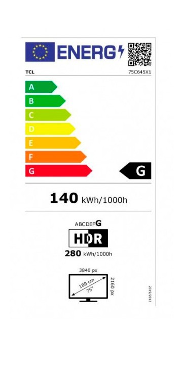 Etiqueta de Eficiencia Energética - 75C649