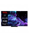 TV MiniLed - TCL 55C835, 55 pulgadas, 4K QLED, Google TV, Onkyo, HDR10+, Dolby Vision, Negro