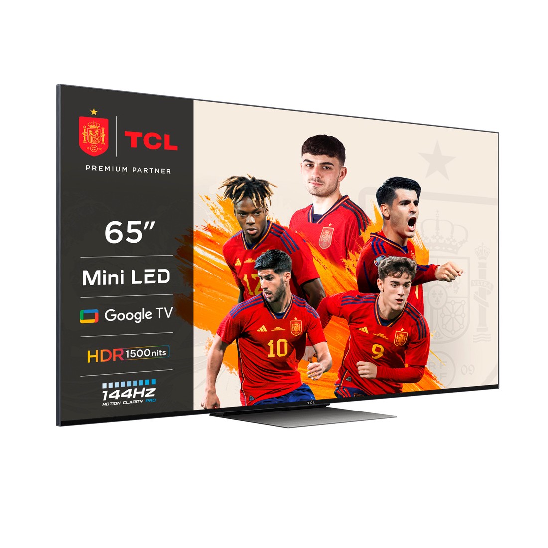 TV MiniLed TCL 65C835, 65 pulgadas, 4K QLED, Google TV, Onkyo, HDR10