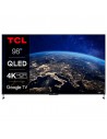 TV QLED - TCL 98C735, 98 pulgadas, 4K UHD, HDR10+, Local Dimming, Google TV, Negro