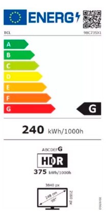 Etiqueta de Eficiencia Energética - 98C735