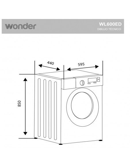 Lavadora Libre Instalación -  Wonder...