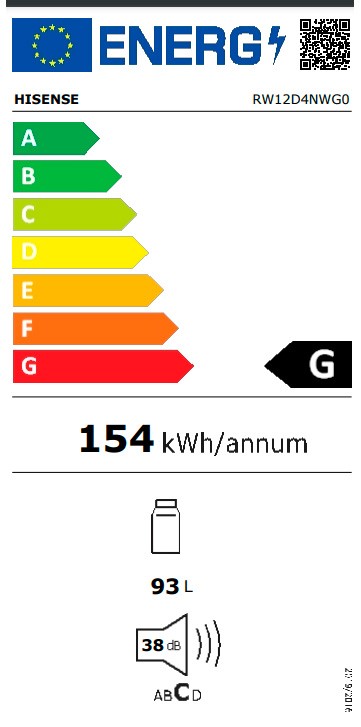 Etiqueta de Eficiencia Energética - RW12D4NWG0