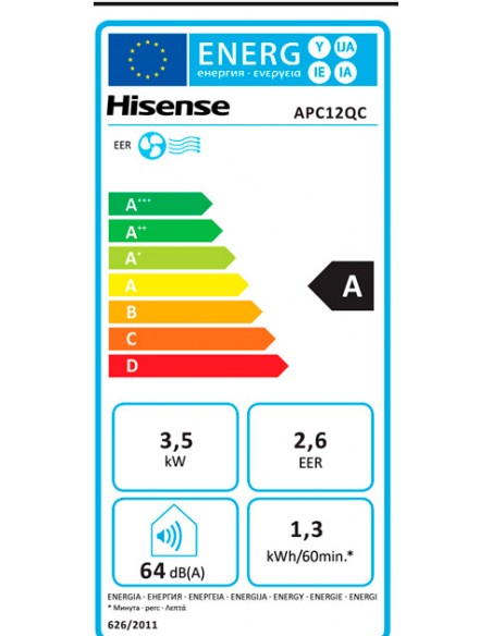 Aire Acondicionado Portátil - Hisense...
