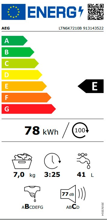 Etiqueta de Eficiencia Energética - 913143522