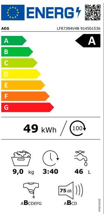 Etiqueta de Eficiencia Energética - 914501536