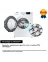Lavadora Libre Instalación -  Samsung WW90TA046TE/EC, 9 kg, 1400 rpm, EcoBubble, Blanco