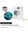 Lavadora Libre Instalación -  Samsung WW90TA046TE/EC, 9 kg, 1400 rpm, EcoBubble, Blanco