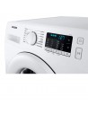 Lavadora Libre Instalación -  Samsung WW90TA046TE/EC, 9 kg, 1400 rpm, EcoBubble, Blanco