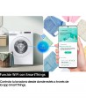 Lavadora Libre Instalación -Samsung WW90T534DTW/S3, 9 kg, 1400 rpm,  EcoBubble, Autodosificación, WiFi, Blanco