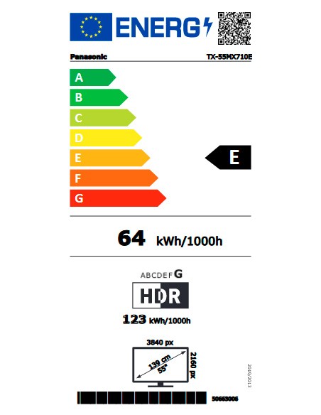 TV LED - Panasonic  TX-55MX710, 55...