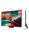 TV MiniLed - LG 65QNED866RE, 65 pulgadas, UHD 4K, Procesador Inteligente α7 4K Gen6, Dolby Atmos, Negro