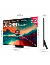 TV MiniLed - LG 75QNED866RE, 75 pulgadas, UHD 4K, Procesador Inteligente α7 4K Gen6, Dolby Atmos, Negro