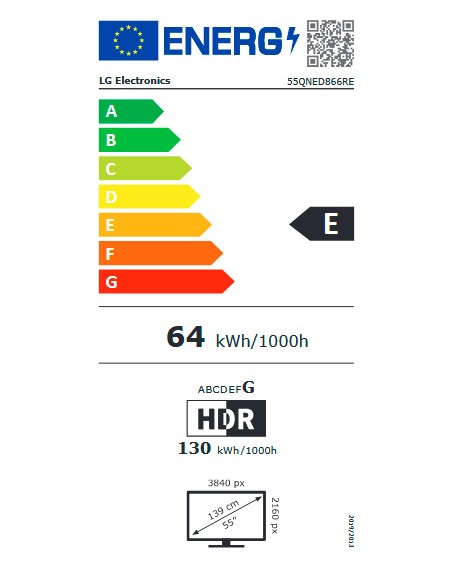 TV MiniLed - LG 55QNED866RE, 55...