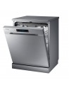 Lavavajillas Libre Instalación - Samsung DW60M6050FS/EC, 14 servicios, 44 dB, 60 cm, 3ªBandeja, Inox