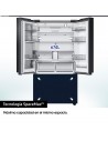 Frigorífico Multidoor - Samsung RF24BB660E2MES, No-Frost, 674 litros, Wi-Fi, Inox/Negro