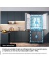 Frigorífico Multidoor - Samsung RF24BB660E2MES, No-Frost, 674 litros, Wi-Fi, Inox/Negro