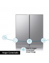Frigorífico Multidoor - Samsung RF24BB660E2MES, No-Frost, 674 litros, Wi-Fi, Inox/Negro