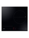 Placa Inducción - Samsung NZ63B5046GK/U2, 3 zonas de cocción, Función Flex, Wi-Fi, Negro