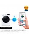 Lavadora Secadora Libre Instalación -Samsung WD90T654DBE/S3, 9/6Kg, Wi-Fi, 1400 RPM,  AddWash, EcoBubble, WiFi, Blanco