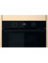 Horno Multifunción - Whirlpool OMR58HU1B, 60 cm, Hidrólisis, Cristal Negro