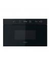Microondas Integrable - Whirlpool MBNA900B, 750 W, Cristal Negro