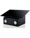 Campana Decorativa - Whirlpool AKR62FLT, 60cm, 65 dB, Cristal Negro