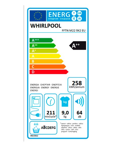 Secadora Condensación - Whirlpool...