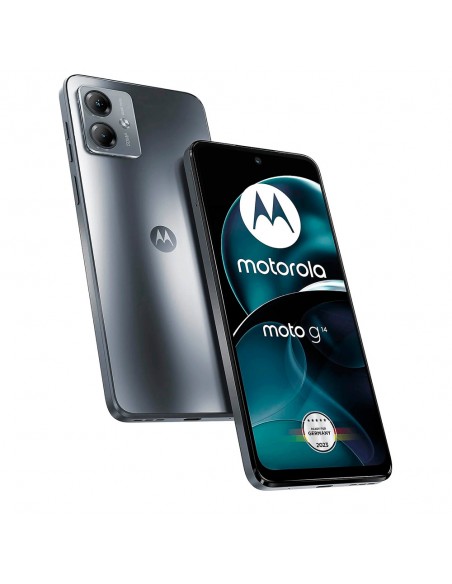 Smartphone - Motorola Moto G14, 4+128GB, 6,5, FullHD+, UNISOC T616,  5000mAh, Android 13, Steel Grey