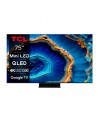 TV Mini LED - TCL 75C805, 75 pulgadas, 4K QLED +, Google TV
