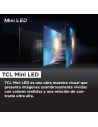 TV Mini LED - TCL 50C805, 50 pulgadas, 4K QLED +, Google TV
