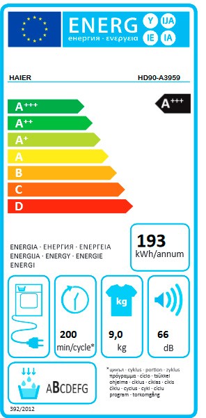 Etiqueta de Eficiencia Energética - 31102532