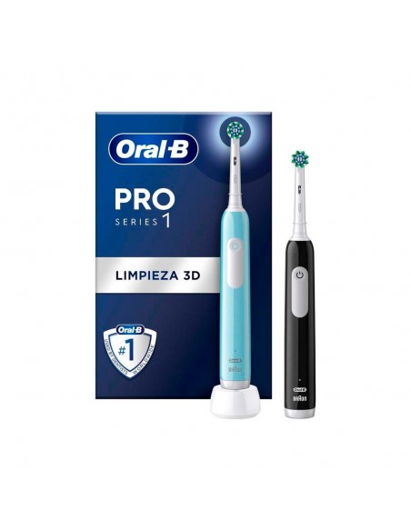 Cepillo eléctrico - ORAL-B PRO1 790 DUO, velocidades, Negro