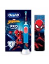 Cepillo de Dientes Eléctrico - Oral-B Vitality Pro Kids  + Funda Viaje, Spiderman