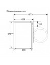 Lavadora Libre Instalación - Balay 3TS495X, 9 kg, 1400 rpm, Acero Inoxidable